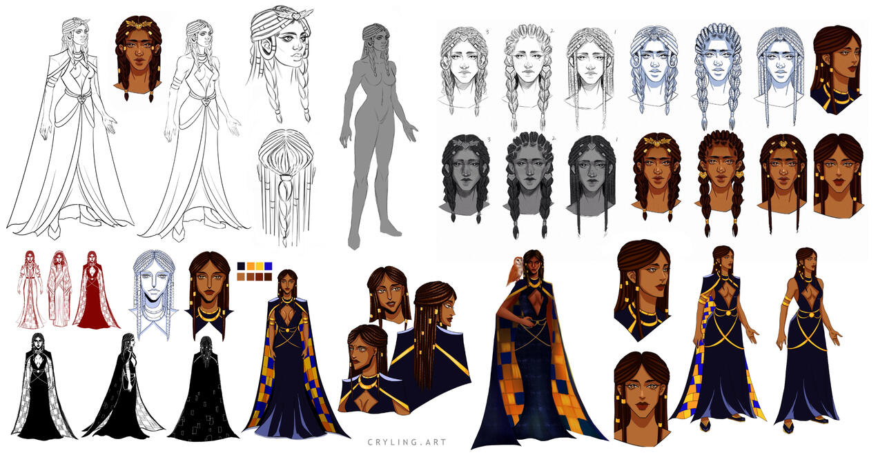 Raia&#39;s Design Process &amp; Style Explorations