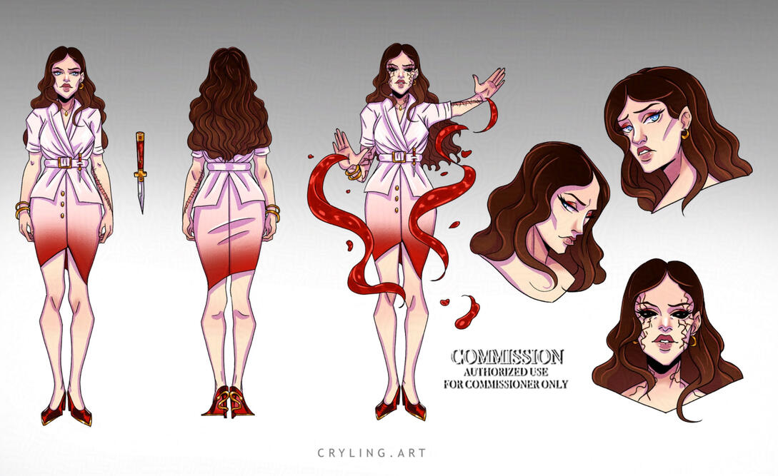 Character Design Sheet Commission Character Design Sheet Commission